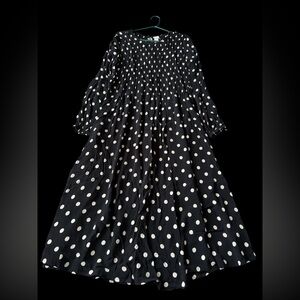 H&M Black and White Polka Dress